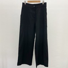 디아미뇽 여성용 통기성 감각 린넨 뒷밴딩 와이드 팬츠