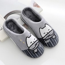 갓슈 여성용 큐티 캣츠 털 슬리퍼