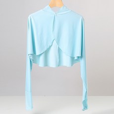 UUGOLF 女用高爾夫披肩 駕駛袖套 斗篷, 天藍色