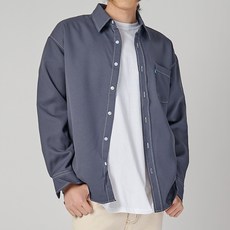 하이후 남성용 오버핏 스티치 프리 셔츠 HH2008