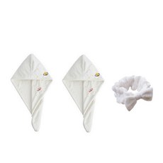 소프트 헤어 타월 SG38 2p + 세면 밴드 세트, 타입6, 1세트