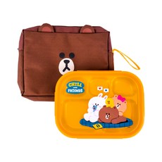 LILFANT 不鏽鋼餐盤袋子組, 混色, 便當盒+便當袋