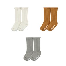 KIDS CLARA 孩童滾邊及膝襪 3雙