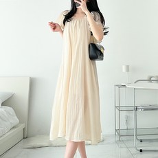 글램디브 레르딘 쉬폰 스퀘어넥 롱원피스 AB1476