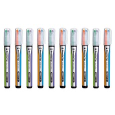 KOKUYO Beetle Tip 2 彩色熒光筆 13 x 130 mm, 10個, 隨機發貨