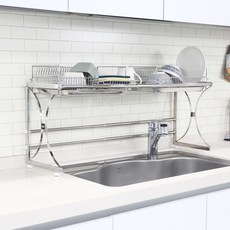 I NEX Casero 智能 3.0 碗盤瀝水架套組, 銀色, 1套, 2層