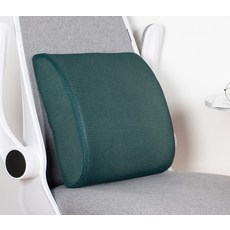 記憶棉核心腰部靠墊, 12 網眼軍綠色