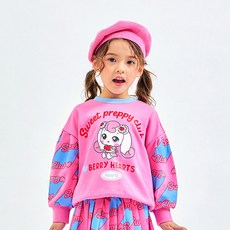 Lili Clair 女童 Teenieping 甜美學院風泡泡袖大學T