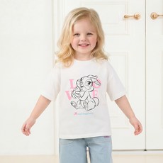 mollimelli 幼兒款迪士尼桑普兔與邦妮兔愛心短袖T恤