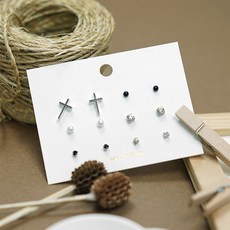 兒童日常耳環 6款 2入