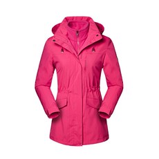 AOULS 아울스 여성용 롱 플리스 레이어드 웜 아웃도어 점퍼 #1896