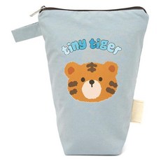 Semoms 圓滾滾雙面防水盥洗包 小老虎款, 藍色