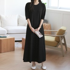 봉봉스토리 속삭임 퍼프소매 임산부 원피스