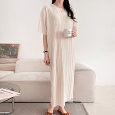 BONBONSTORY Weeknight 皺褶孕婦洋裝