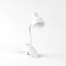 메이크마인 미니 led 집게 스탠드 LD10C, 화이트