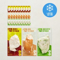 육식토끼 닭가슴살 클래식 100g x 10개입 + 훈제 100g x 10개입 + 청양고추맛 100g x 10개입 세트 (냉동), 1세트