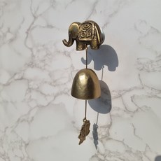 INTODECO 力量 智慧 慈悲 意義 咻大象 黃銅單鈴, 黃銅色