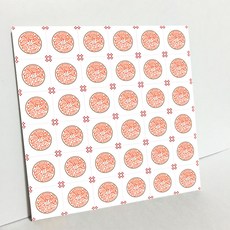 HTP 傳統花紋磁磚印章 原始花紋 K0591 1000991, 1個