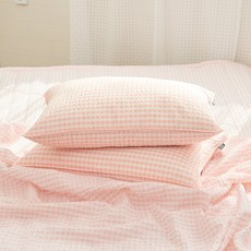 Simplux Coco Check 泡泡紗枕頭套