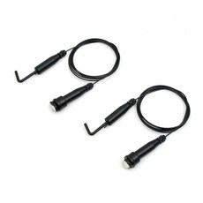 天花板用一觸式掛勾 黑色, 2個