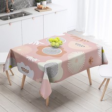 I Love Home 春季家居防水桌布, TYPE4, 140 x 200 cm