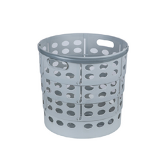 Bisescu圓形折疊式洗衣籃, 灰色, 1個