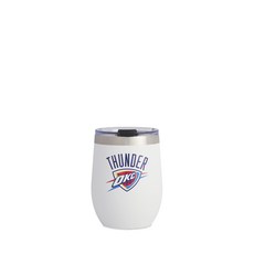 NBA 화이트 보온 보냉 머그컵, 오클라호마 썬더, 1개, 350ml