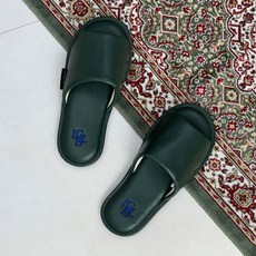 Labellaco Jackson 人造皮革現代室內拖鞋, 卡其色, 1個