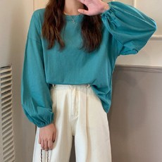 Andaromi 女款泡泡袖T恤