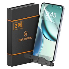 Sinjimoru 3D曲面 易貼合 自我修復 手機螢幕保護貼 2片組 適用於 Galaxy S25, 1組
