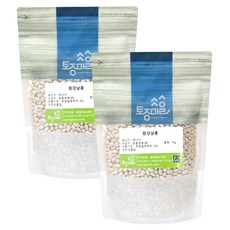 토종마을 흰강낭콩, 1kg, 2개