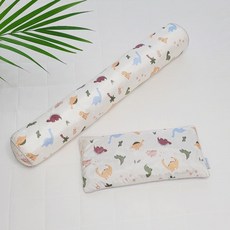 아띠블랑 인견 베개 + 아기 바디필로우 세트, 주라기