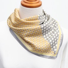 DeepTalk 方形圖案小方巾 DT0583