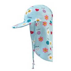 Bebechat 微笑薄荷防曬護頸帽, 1個, 混色