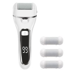 acro 充電式 無線 電動 足部去角質機, 白色, ACRO FG01