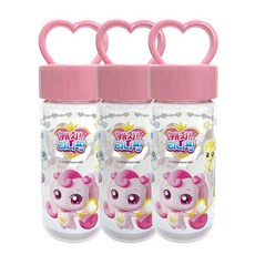 LE BARN 奇妙萌可心形手柄水壺 3入, 380ml, 混色