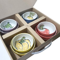 美濃燒 Etegami 飯碗湯碗組, 白色, 8種