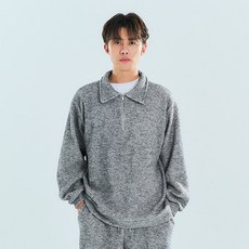 BIGSIZECLUB CRAMP 羅紋針織半拉鍊T恤