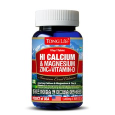 통라이프 하이칼슘 앤 마그네슘 아연 플러스 비타민D, 90정, 1개