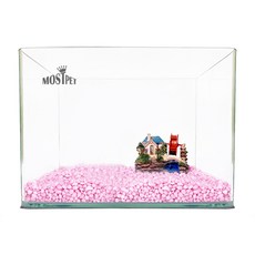 MOSTPET 水車魚缸套組, 玫瑰粉