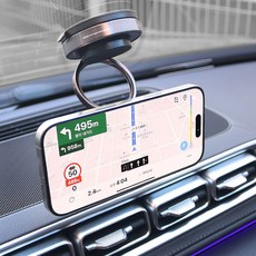 GMZ MOTORS MagSafe關節式手機支架 Hollycox, 黑色, 1個