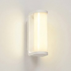 비츠조명 LED 라네아 방수 외부 벽부등 15W, 화이트