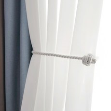 WINDOW&INTERIOR 磁吸式窗簾繩 S號, 白色的, 1個