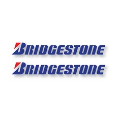 아웃도어 차량용 데칼 스티커 브리지스톤 대형, 블루, 2개