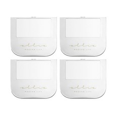 MONACO OLIVE Clear Check 衛生馬桶把手, 4個, 透明