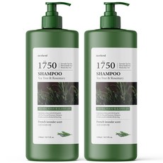 merhent 茶樹迷迭香洗髮精 法式薰衣草味, 1.5L, 2瓶