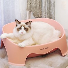 PAKEWAY Tom Cat 開放式貓廁所, 粉色的