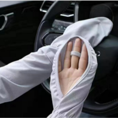 MANUA 夏季駕駛用雙手袖套, 灰色, 1套