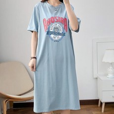 알럽홈 캐주얼 반팔 수유 원피스