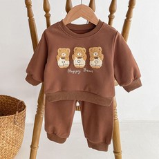 STARDOOR 快樂小熊休閒上下裝套組